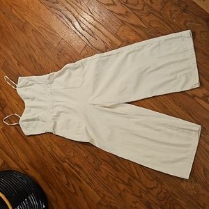 Wide-Leg Cotton Jumper with pockets